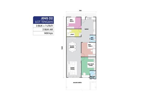 Residensi Sungai Ular - Floor Plan - iProperty.com.my