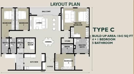 The Hipster - Floor Plan - iProperty.com.my