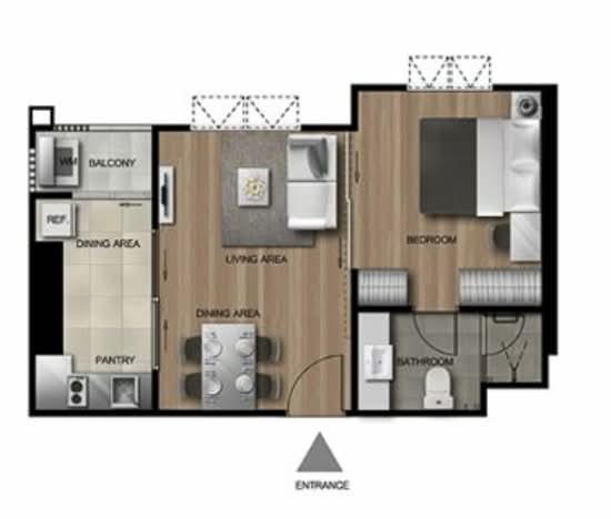 The Rich Sathorn-Taksin : เดอะริช สาทร-ตากสิน - Floor Plan
