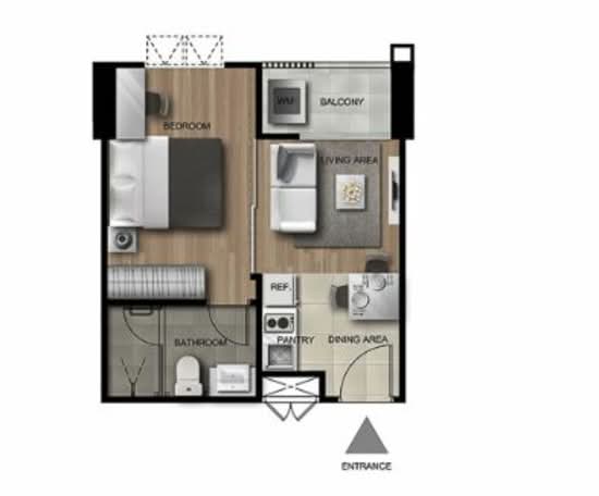 The Rich Sathorn-Taksin : เดอะริช สาทร-ตากสิน - Floor Plan