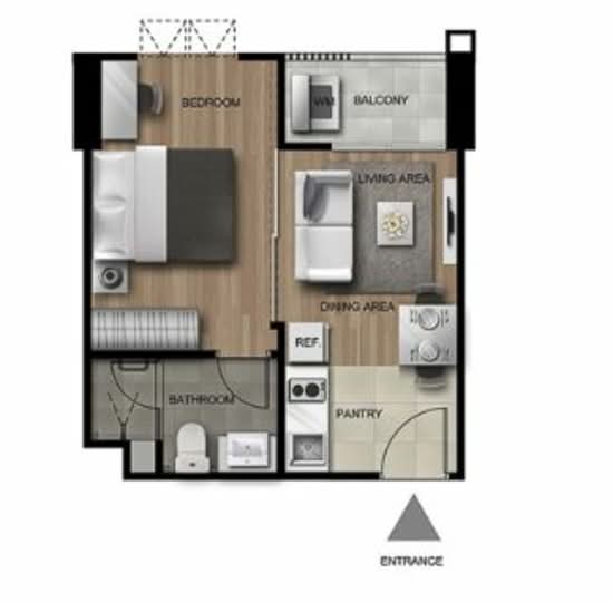The Rich Sathorn-Taksin : เดอะริช สาทร-ตากสิน - Floor Plan