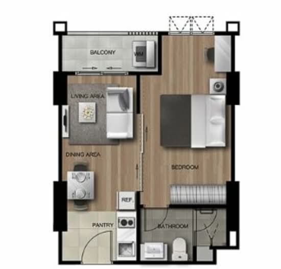 The Rich Sathorn-Taksin : เดอะริช สาทร-ตากสิน - Floor Plan