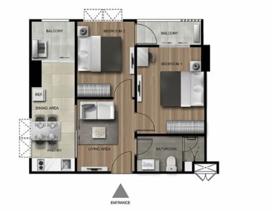 The Rich Sathorn-Taksin : เดอะริช สาทร-ตากสิน - Floor Plan
