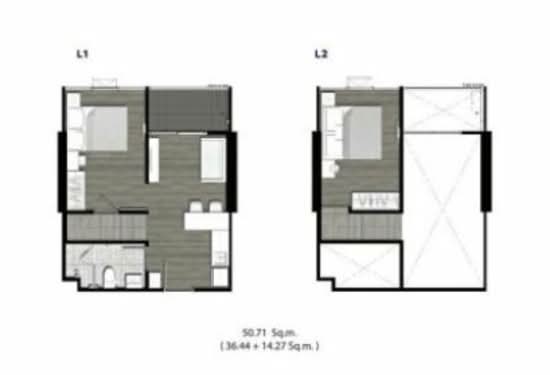 Altitude Unicorn Sathorn-Tha Phra - Floor Plan