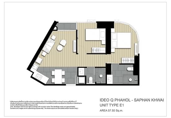 IDEO Q Phahol-Saphan Khwai - Floor Plan