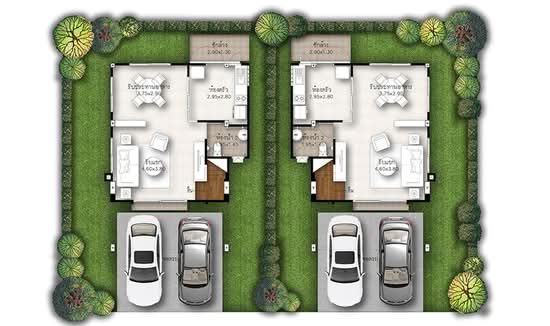 Supalai Ville Ekkachai-Kanchanapisek : ศุภาลัย วิลล์ เอกชัย-กาญจนาภิเษก - Floor Plan