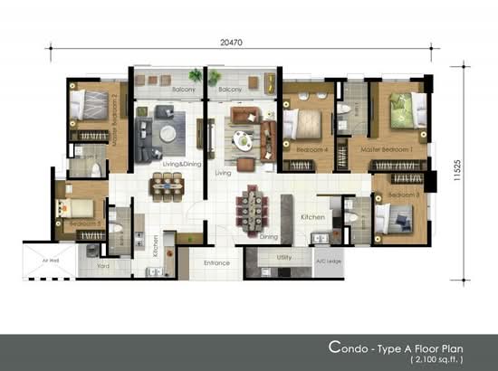 Celesta Residency - Floor Plan - iProperty.com.my