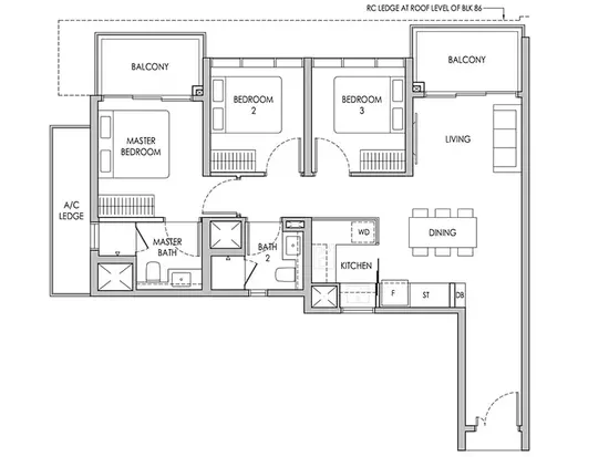 Sengkang Grand Residences - Floor Plan