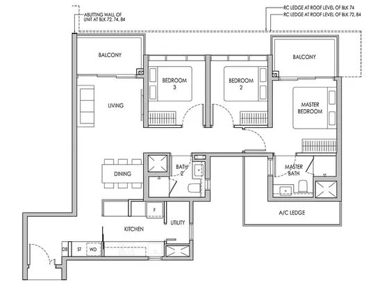 Sengkang Grand Residences - Floor Plan
