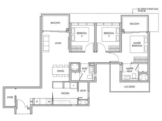 Sengkang Grand Residences - Floor Plan