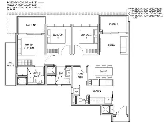 Sengkang Grand Residences - Floor Plan
