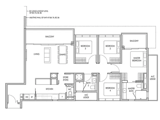 Sengkang Grand Residences - Floor Plan