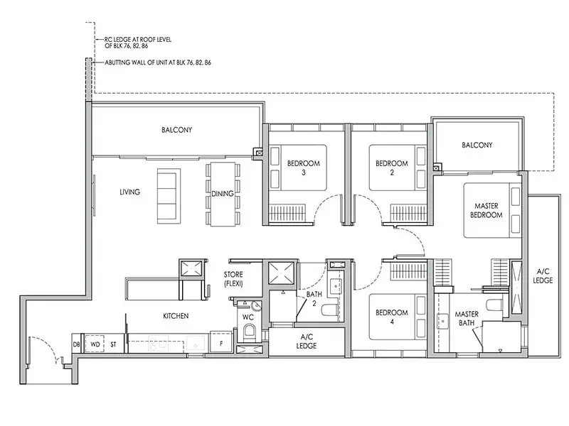 Sengkang Grand Residences, 74 Compassvale Bow, 4 Bedrooms, 1,313 sqft, Condominium For Sale, by Jaslin Khoo, 500147641 - PropertyGuru.com.sg