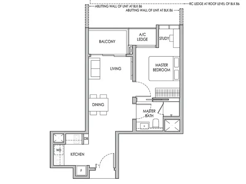 Sengkang Grand Residences, 74 Compassvale Bow, 1 Bedroom, 495 sqft, Condominium For Rent, by Wilson Lim, 500236243 - PropertyGuru.com.sg