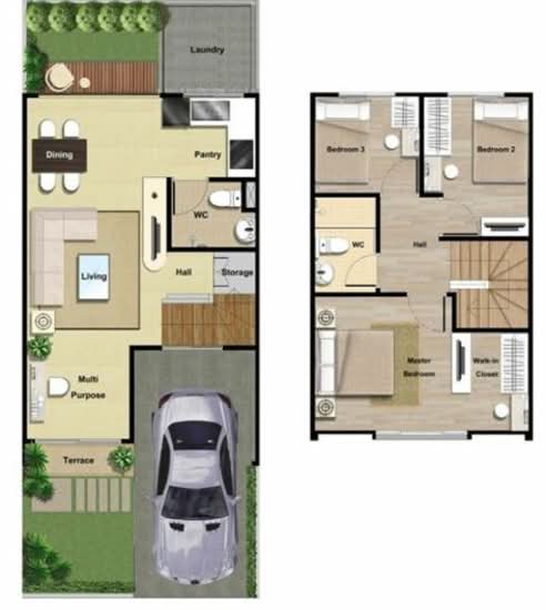 Pruksa Town Nexts Bangna Km.5 : พฤกษาทาวน์ เน็กซ์ บางนา กม.5 - Floor Plan