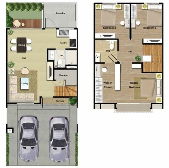 Pruksa Town Nexts Bangna Km.5 : พฤกษาทาวน์ เน็กซ์ บางนา กม.5 - Floor Plan