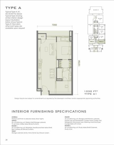 The Face Suites (Platinum Suites) - Floor Plan