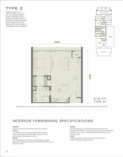 The Face Suites (Platinum Suites) - Floor Plan