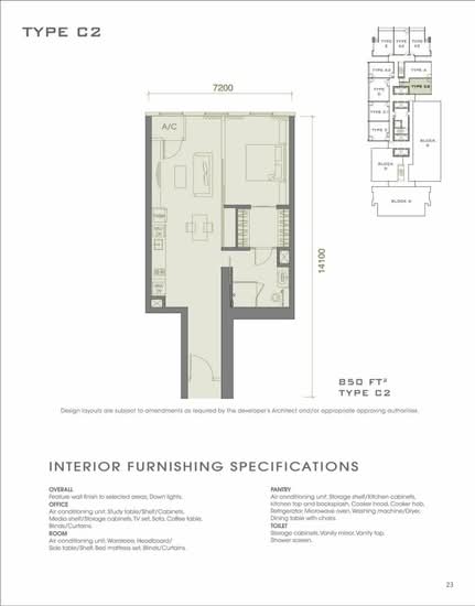The Face Suites (Platinum Suites) - Floor Plan