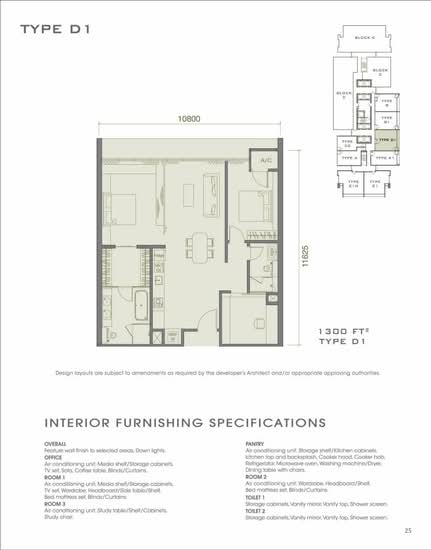 The Face Suites (Platinum Suites) - Floor Plan
