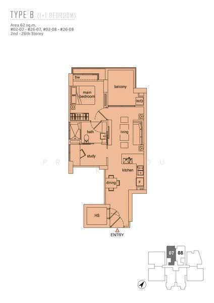Beacon Heights, 8 Mar Thoma Road, Balestier / Toa Payoh, 2 Bedrooms, 667 sqft, Condominium For Sale, by Alice Ng 黄素芳, 500149485 - 2D - PropertyGuru.com.sg