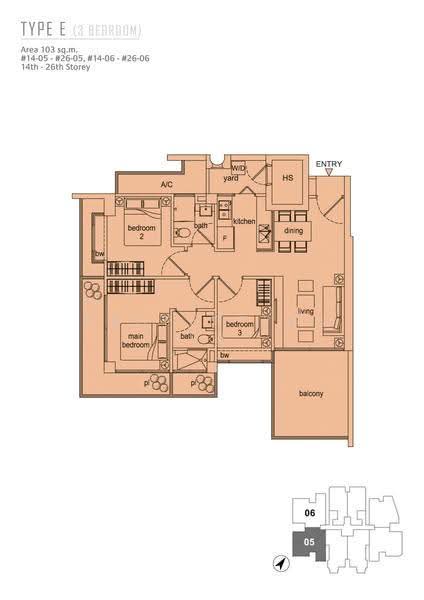 Beacon Heights, 8 Mar Thoma Road, Balestier / Toa Payoh, 3 Bedrooms, 1,109 sqft, Condominium For Sale, by King Tang, 500288145 - 2D - PropertyGuru.com.sg