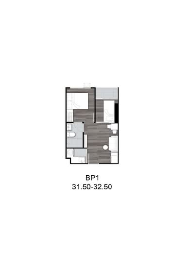 The Origin Sukhumvit 105 - Floor Plan