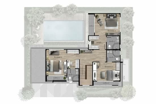 Burasiri Wongwaen-On Nut - Floor Plan