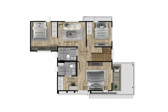 Burasiri Wongwaen-On Nut - Floor Plan