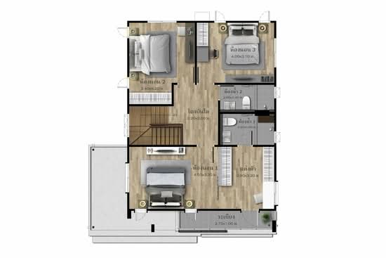 Burasiri Wongwaen-On Nut - Floor Plan