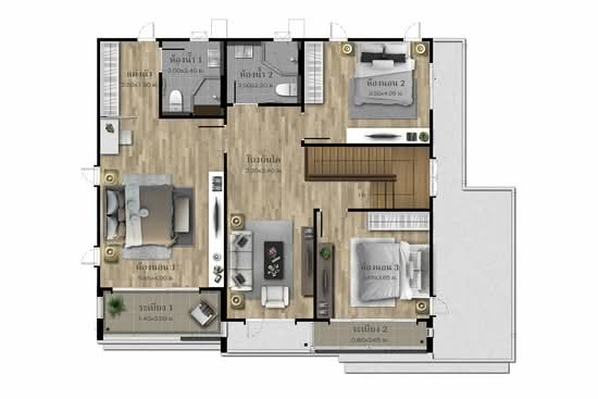 Burasiri Wongwaen-On Nut - Floor Plan