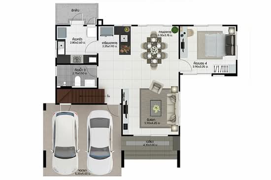 Burasiri Wongwaen-On Nut - Floor Plan