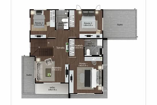 Burasiri Wongwaen-On Nut - Floor Plan