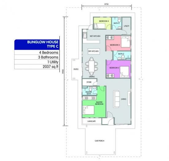 Residensi Padang Meha - Floor Plan - iProperty.com.my