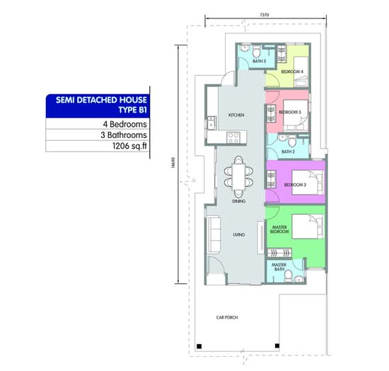 Residensi Padang Meha - Floor Plan - iProperty.com.my