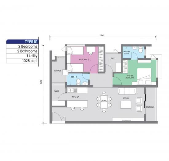 Residensi Pr1ma @ Borneo Cove - Floor Plan - iProperty.com.my