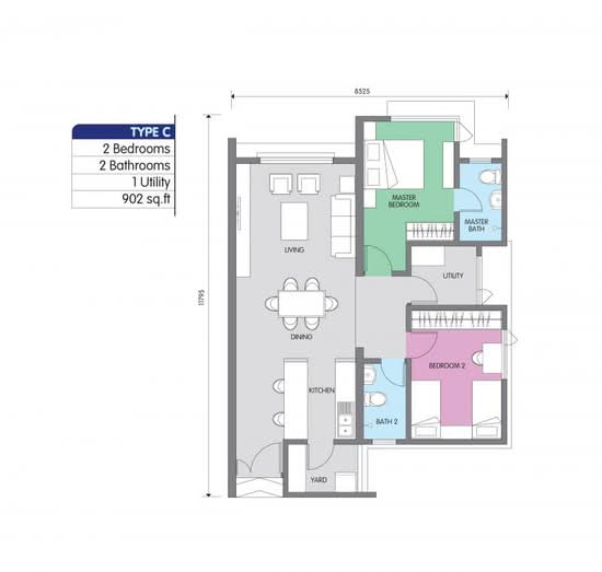 Residensi Pr1ma @ Borneo Cove - Floor Plan - iProperty.com.my