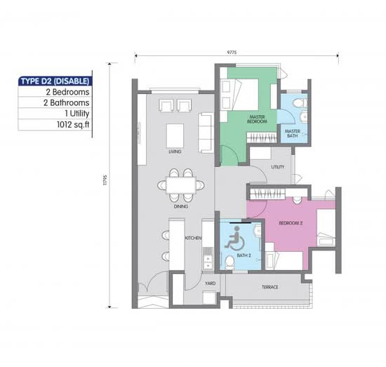 Residensi Pr1ma @ Borneo Cove - Floor Plan - iProperty.com.my