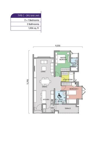 Residensi Sandakan City Centre - Floor Plan - iProperty.com.my