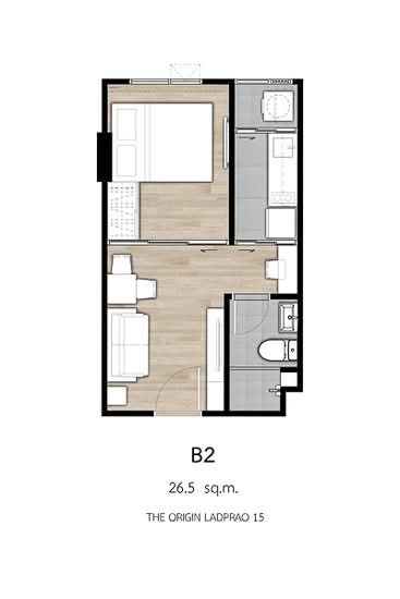 The Origin Ladprao 15 : ดิ ออริจิ้น ลาดพร้าว 15 - Floor Plan
