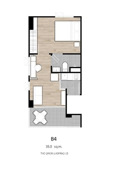 The Origin Ladprao 15 : ดิ ออริจิ้น ลาดพร้าว 15 - Floor Plan