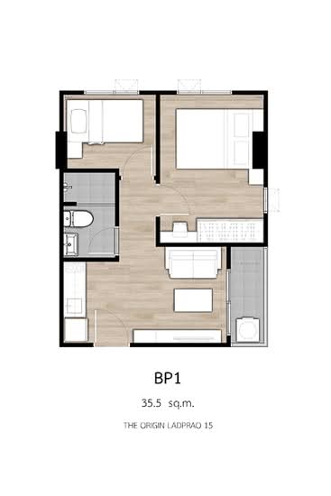 The Origin Ladprao 15 : ดิ ออริจิ้น ลาดพร้าว 15 - Floor Plan