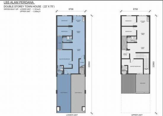Rentak Perdana @ LBS Alam Perdana - Floor Plan - iProperty.com.my