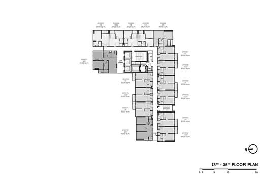 The Base Phetchaburi-Thonglor : เดอะ เบส เพชรบุรี–ทองหล่อ - Floor Plan
