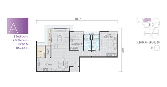 The Pinnacles - Floor Plan - iProperty.com.my