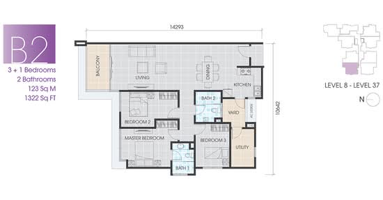 The Pinnacles - Floor Plan - iProperty.com.my
