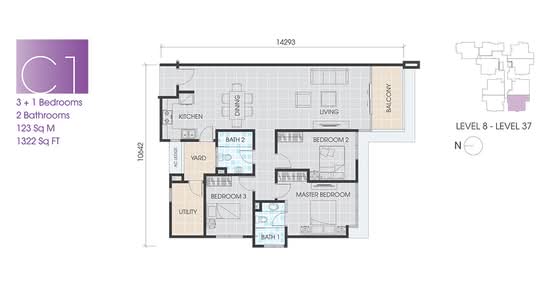 The Pinnacles - Floor Plan - iProperty.com.my