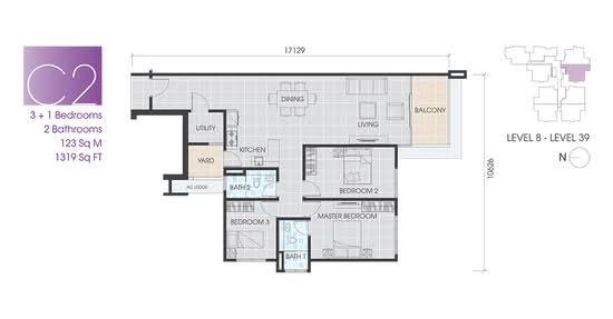 The Pinnacles - Floor Plan - iProperty.com.my