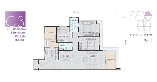 The Pinnacles - Floor Plan - iProperty.com.my