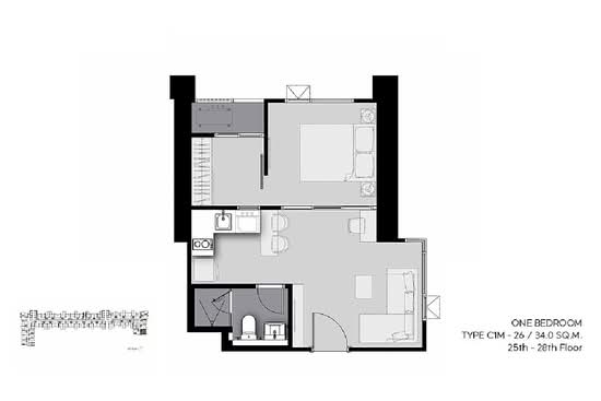Life Sathorn Sierra - Floor Plan